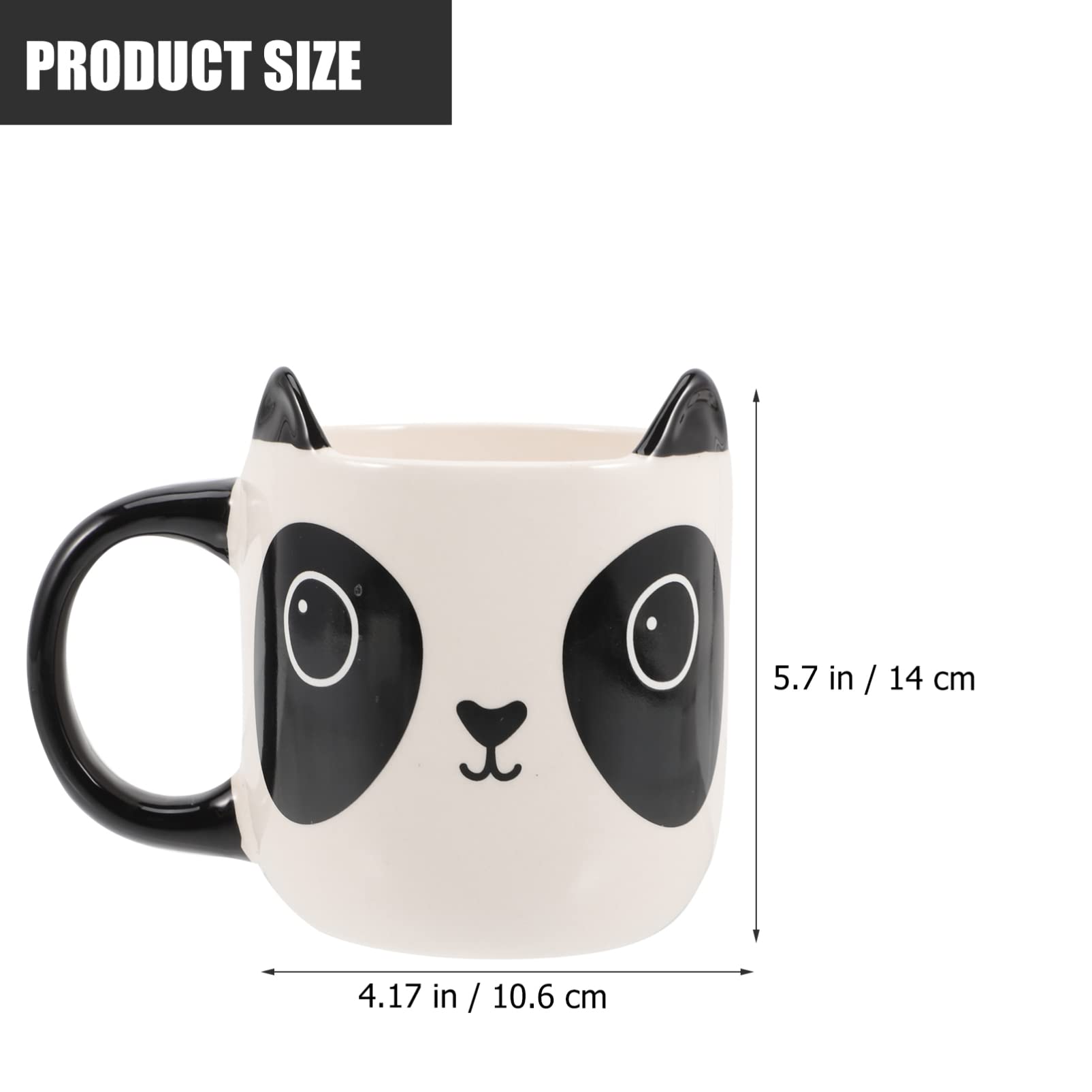 Zerodeko Keramikbecher für Kaffee Tee und Milch Wasserbecher für Zuhause und Büro Frühstücksbecher für Müsli und Saft Haushaltsbecher aus Hochwertiger Keramik