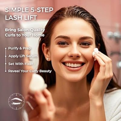 ICONSIGN Lash Lift Kit, Plant Extract Perming Kit for Salon, Beginner and Professional