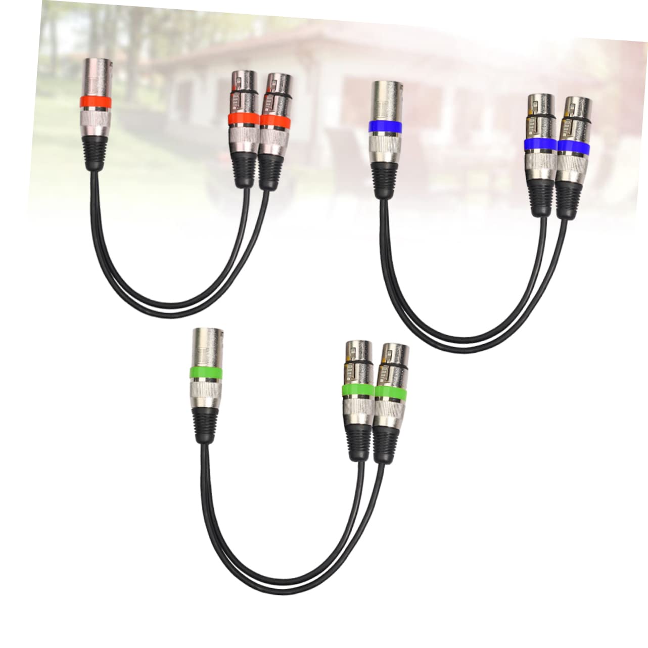 Xlr Stecker 2055mff-03 Mikrofonkabel Zwei Xlr Buchsen Y-splitter