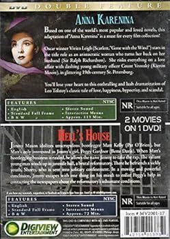 DVD Anna Karenina / Hell's House Double Feature Dvd Book