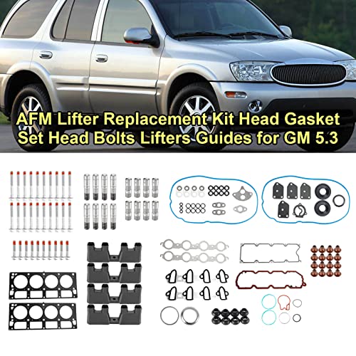 Image of AFM Lifter Replacement Kit Head Gasket Head Bolts Lifters Guides for Chevrolet Silverado /Suburban 1500 /Tahoe /Trailblazer 5.3L 5328CC 325CID for GMC Envoy 5.3L 5328CC 325CID V8 OHV