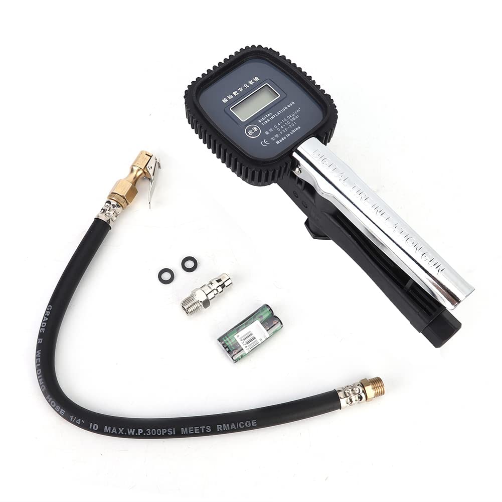 Yctze Digitaler Reifendruckanzeige mit LCD -Anzeige für Genaue 5-145 Psi -Messung Aufblasen, Deflatieren und Ihre Reifen Mühelos