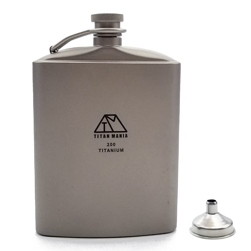Amazon.co.jp: TITAN MANIA(チタンマニア) スキットル チタン製 U型