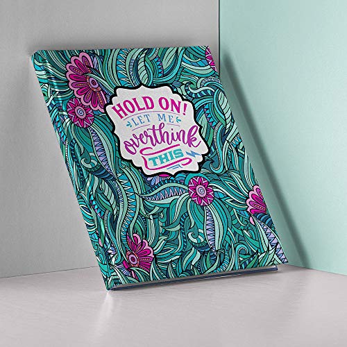 Journal Let Me Overthink This carnet ligné 112 pages écriture