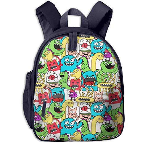 Preisvergleich Produktbild DJNGN Kinderrucksack Kinder Stadtplan Haustier Matte, Kleinkind Kinder Schultasche, Kinder Racksack für 25 Jahre alt