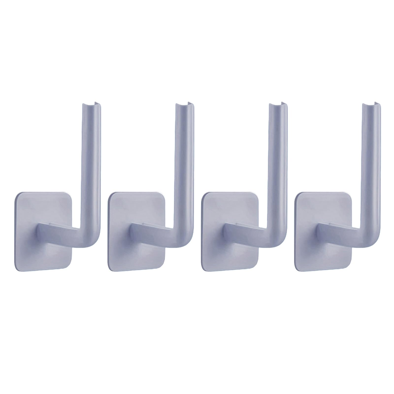 Jazuaiao 4 Pack L Shape Hat Hangers Wall Mounted Cloth Hanger Hat Hook Baseball Caps Holders For Coat Towels Clothes L-Shape Hangers