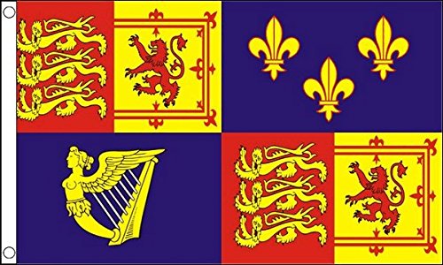 Preisvergleich Produktbild Royal Banner 1707-14 (Queen Anne) Flagge, 152 x 91 cm