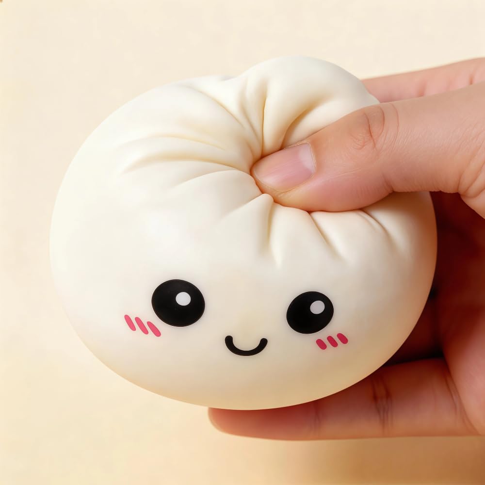 Dumpling Squishy Mystery Box – Viral Glitter Squishy Dumpling Toy, Surprise Mini & Giant Slow Rising Stress Relief Gift (Green) — view 3