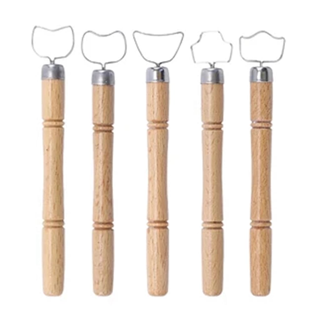 Turodeuo Pottery Handle Shaping Tools, Teacup and Water Cup Handle Carving Scrapers, DIY Ceramic Shaping Craft Tools