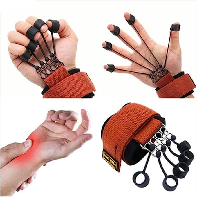 Zorzel Finger Exerciser, Silicone Finger Strengthener, Hand Grip Strength Trainer, Hand Exercise Equipment, Finger Stretcher, Finger Resistance Band for Strength Training, Rock Climbing (B0C1SNZFLL) Amazon Price History, Amazon Price Tracker