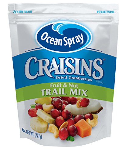 Ocean Spray Craisins Fruit and Nut Trail Mix, 8 Ounce