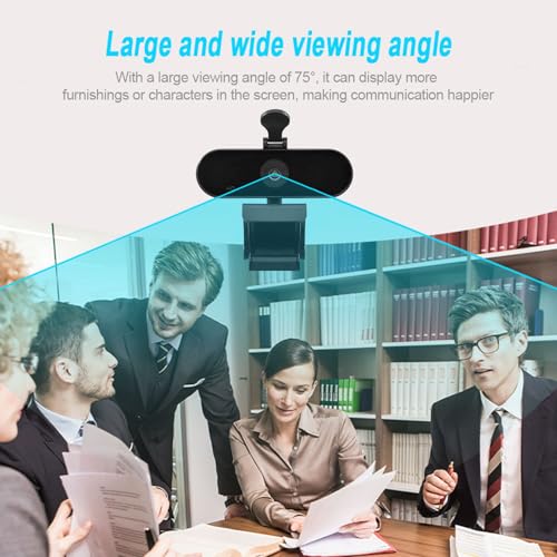 Webcam 2K USB grand angle - Caméra ordinateur rotative avec microphone - 7