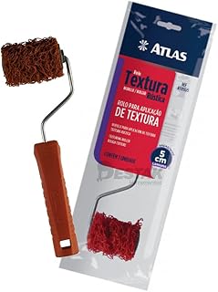 Pincéis Atlas AT1155/5 Rolo de Textura Rustica 5Cm