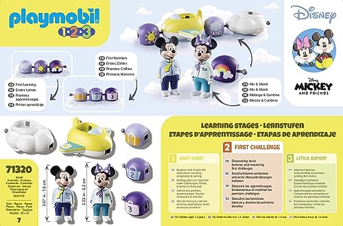 Playmobil 1.2.3 & Disney: Mickey's & Minnie's Cloud Ride by Playmobil - Image 4