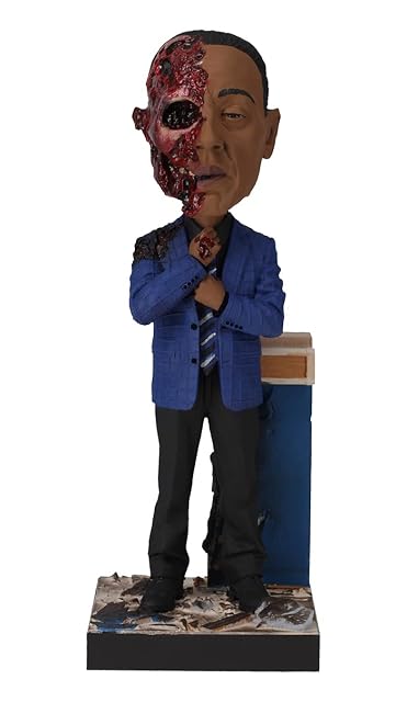 Royal Bobbles Breaking Bad Gus Fring Face Off Bobblehead, Figura Realista de poliresina Premium