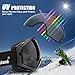 Odoland 2 Pack Ski Goggles for Adult and Youth, Anti-Fog and UV Protection Snow Goggles Compatible for Ski Helmet