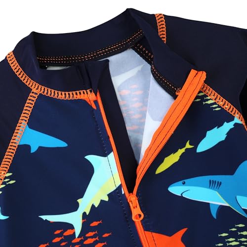 Image of XFGIRLS Baby Boys Swimsuit Toddler Sunsuit UPF 50+ Sun Protection One Piece Beach