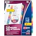 Avery A-Z Tab Dividers for 3 Ring Binders, Customizable Table of Contents, Multicolor Tabs, 3 Sets (44225)