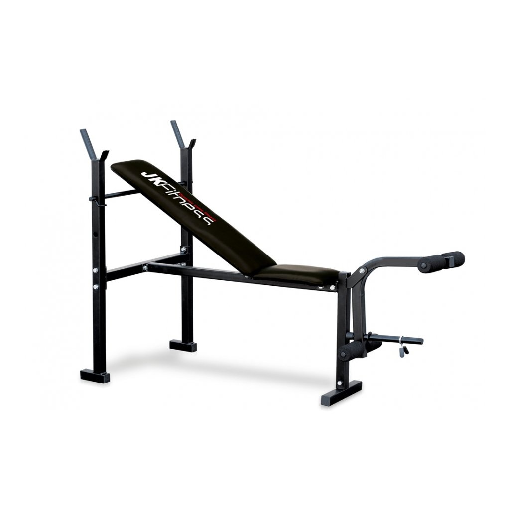 JK Fitness JK6055 - Banco Adjustable con Estante