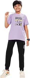 WEET Boys Cotton T-Shirt and Pyjama Set | Printed Nightwear Coord Set – 8413 Price In India