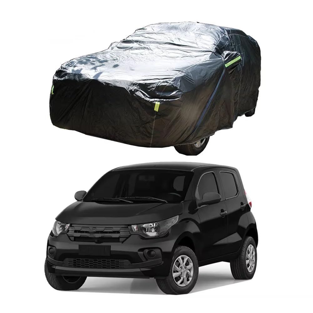 Pełne pokrowce samochodowe do Fiat Mobi 2016, 2017, 2018, 2019, 2020, 2021, 2022, 2023, 2024, 2025, kurz, deszcz, śnieg, oddychające, na każdą pogodę, ochrona przed promieniowaniem UV, akcesoria