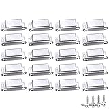 Magnetschnäpper, 6 kgTür Magnetverschluss 20 Stück Tür Fang Magnetschloss, 304 Edelstahl Magnet Türschließer, Türverschluss für Schrank Magnete für Heimmöbel, Kleiderschrank, Küche
