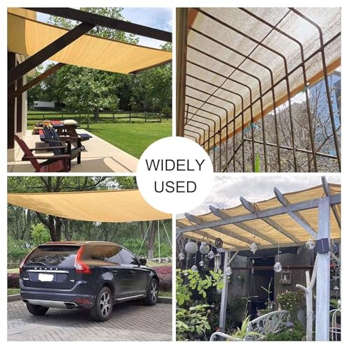 Toldo de sombra rectangular exterior de jardin toldo vela para terraza patio y piscina 5
