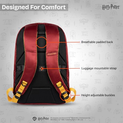 Image of Nasher Miles Harry Potter Backpack | Laptop Backpack | Ideal for Office, College, School & Travel | Men, Women, Boys, Girls