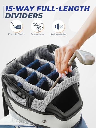 Shopsource Lightweight 15 Way Cart Bag