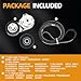 Kozlira Engine Serpentine Belt Tensioner Idler Pulley Drive Kit Compatible with Jeep Wrangler 3.8L V6, 2007-2011#Replace 38018 39269 6PK2285 with One Year Quality Assurance