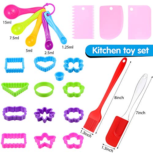 27 Pieces Halloween Kids Cooking Baking Chef Costume Set Include Red Polka Dot Aprons With Chef Hat Oven Mitt Pot Holder And Baking Tools For Kids Cooking And Baking Cosplay Dress Up #TOP2