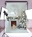 Produktbild YongFoto 2x3m Foto Hintergrund Weihnachten Weihnachtsbaum Kamin Kerzen Geschenke Kiefern Zweig Rebe europäisches Innenfrohes neues Jahr Fotografie Hintergrund Photo Party Kinder Hochzeit Fotostudio