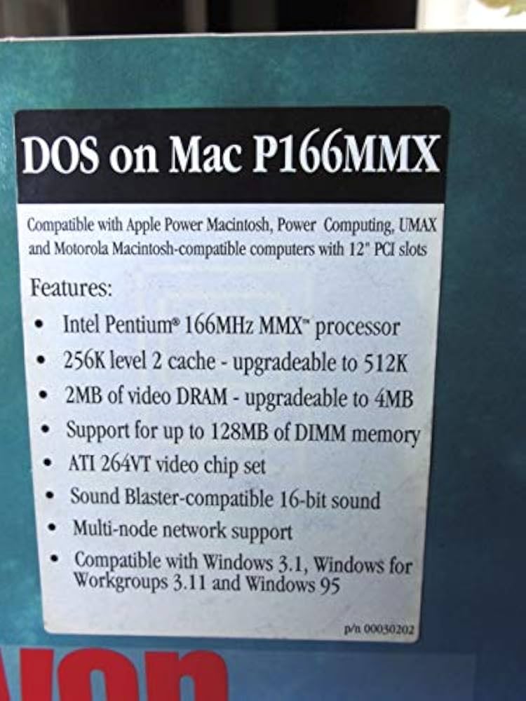 Amazon.co.jp: Radius Dos on Power Mac 166MMX (Apple DOS