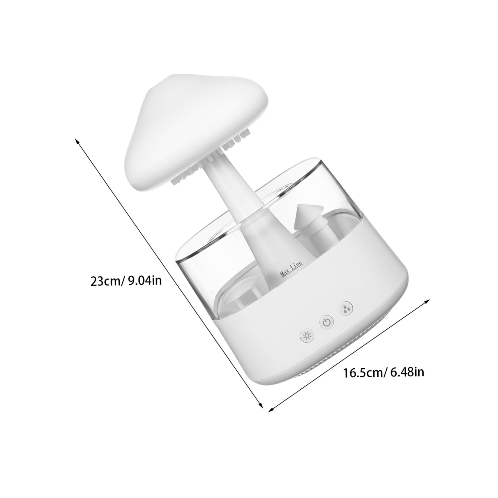 Humidificador de Aire Difusor de Aceites Esenciales 450ml Blanco