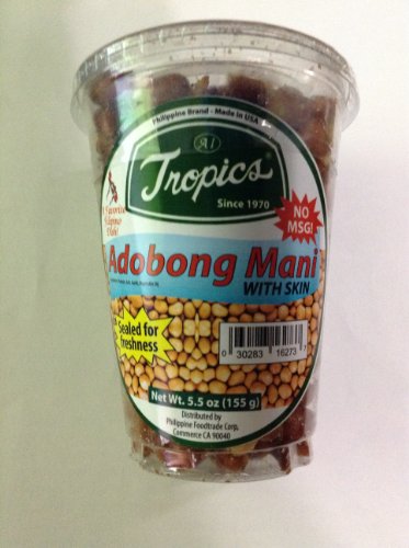 Adobong Mani (with skin) - Tropics - 4 x 5.5 oz - Philippines 12 pcs