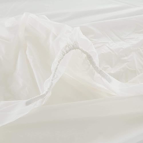 Miniatura 6 de Bargoose Funda de colchón ajustable Protector de cama de vinilo Protege contra plagas y líquidos Barrera contra alérgenos y ácaros del polvo