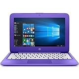 HP Stream 11-inch Laptop, Intel Celeron N4000 Processor, 4 GB RAM, 32 GB eMMC, Windows 10 S with Office 365 Personal for one Year (11-ah120nr, Purple)