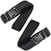Adjustable Travel Luggage Strap, Nylon Suitcase Luggage Belt Tage Set to Keep Your Luggage Organized and Secure, 43"-78" Adjustable (2Black)