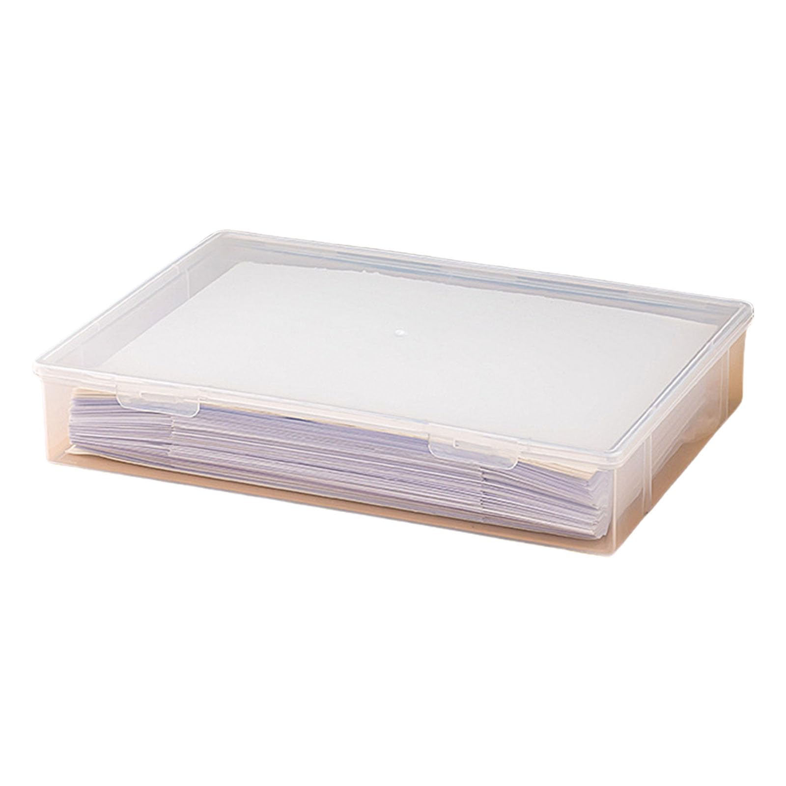 Shurhome Portable Storage Container for Supplies Stackable Document Box Proof Bin Magazine Organiser Magazine Organiser