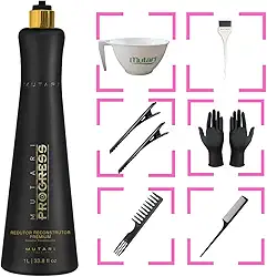 Selagem Progressiva Sem Formol Mutari Progress 1L - Alisamento e Tratamento Completo