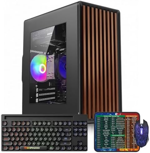 GPVHOSO Desktop Computer Tower PC, Intel Core i5 4570, 16GB DDR3 RAM, 512GB SSD, Windows 11 Home, Business Desktop with Wi-Fi 6, USB 3.0 and HDMI, Ideal for Work &amp; Study