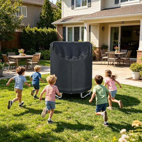 Housse de trampoline coupe-vent pour la protection de votre bâche de jardin - 2