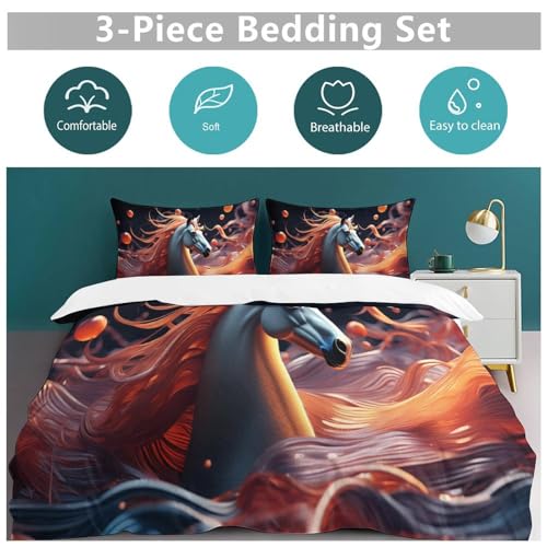 Housse de couette enfant microfibre hypoallergénique anti-plis lit simple 155 x 220 cm - 4