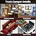 Zylvoxia Camper Van Buliding Block for Adults, 2 in 1 Include Camper Rvs and Farm Pick-up Trucks Building Block Gift for Teens and Adults, Farm Trucks Building Set Present for Kids, 2188Pcs