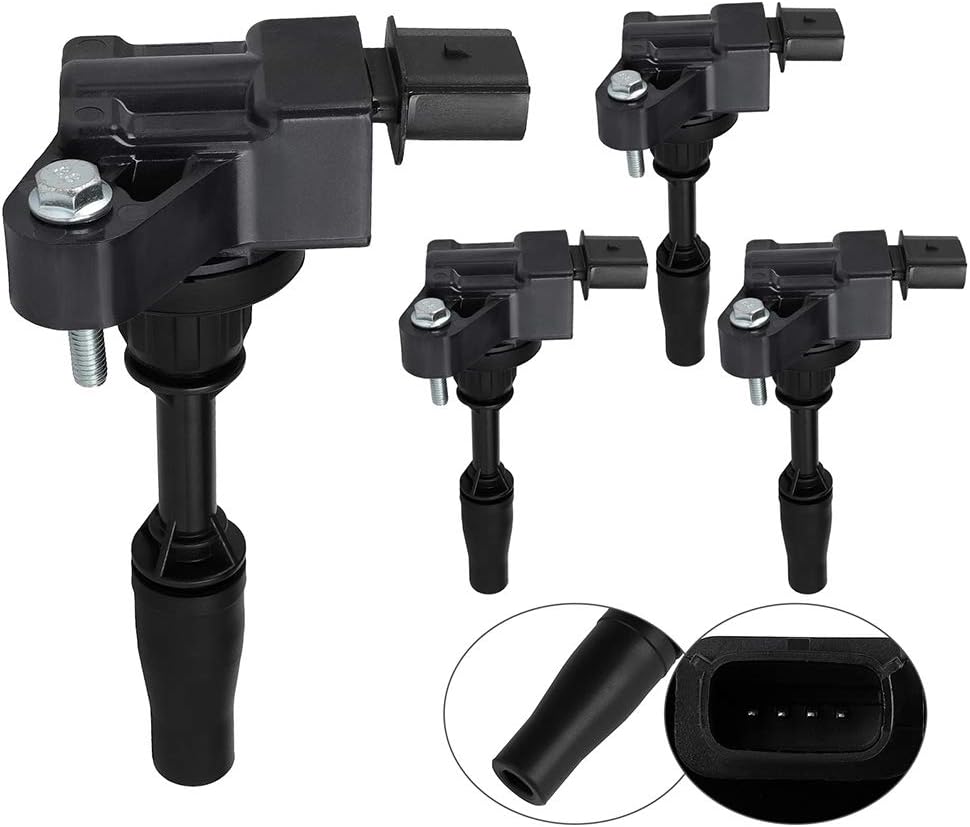 SCITOO Ignition Coil Coils Pack fits for GMC Terrain 2.0L 2018-2020 for Canyon 2.5L 2015-2020 for Equinox 2.0L 2018-2020 for Colorado 2.5L 2015-2020 UF680 12652405 set of 4