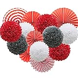 🎉Trabajo fácil: pasos simples para terminar una hermosa decoración de bodas. Cada juego se pliega y los pompones se pueden extender fácilmente si sigues las instrucciones.