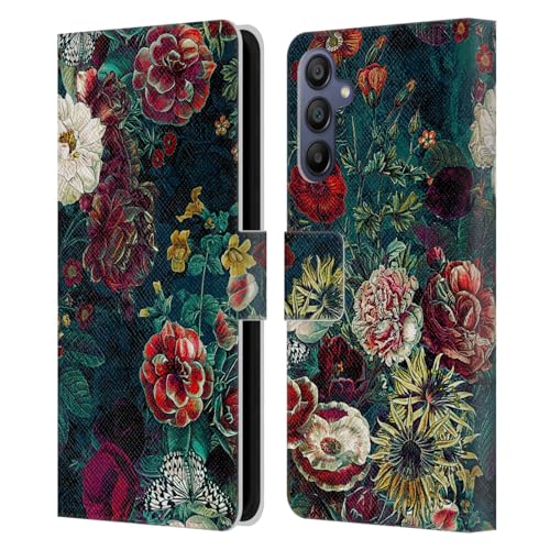 Funda libro Samsung A15 con diseño floral Riza Peker para el día a día