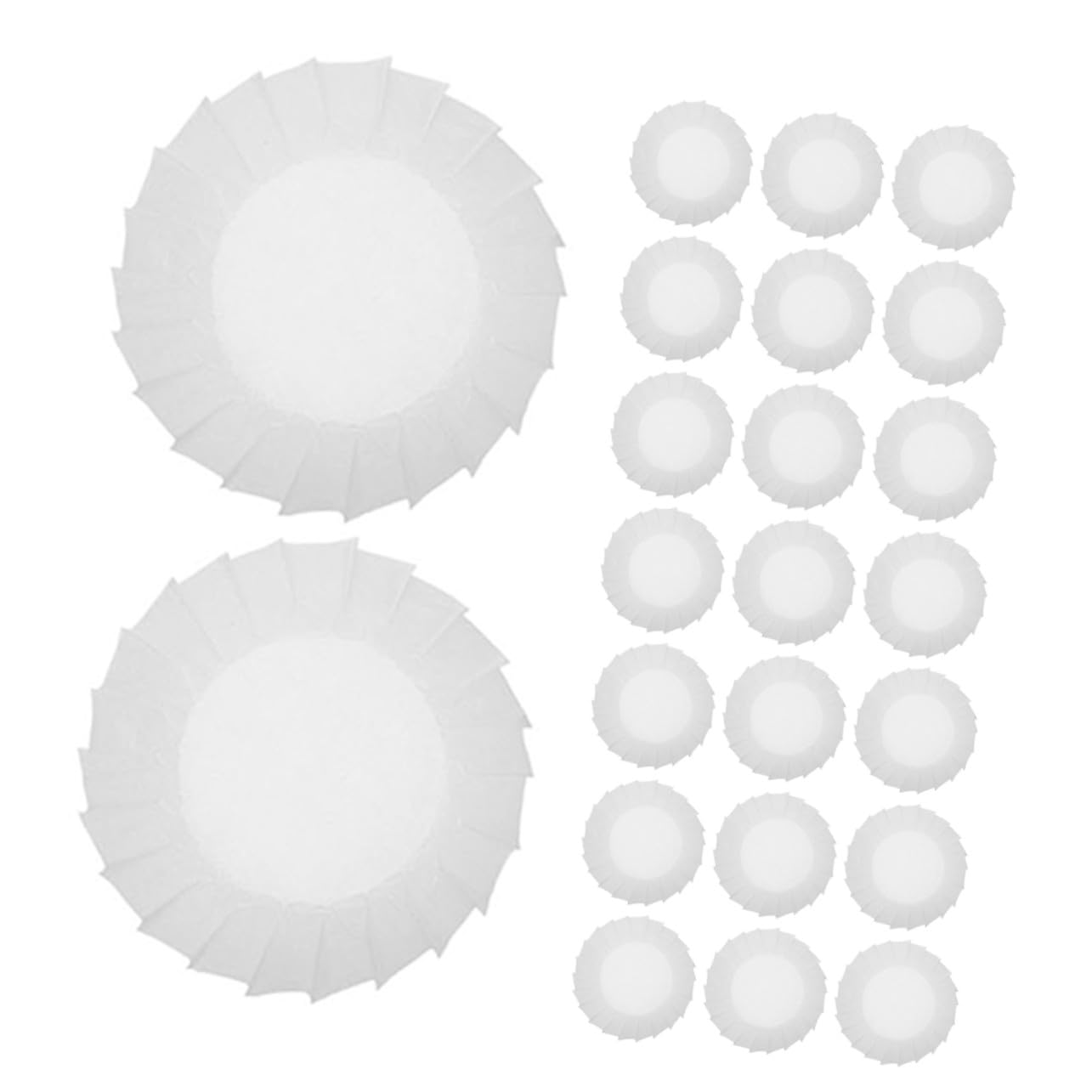 DOITOOL 100 Piezas Papel Antiadherente para Pasteles Envoltorios Grandes para Cupcakes Papel de Hornear para Freidora de Aire y Repostería para Hornear Pasteles Pequeños