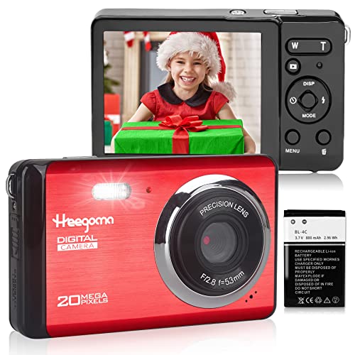Digital Camera for Photography, FHD 1080P 20MP Point and Shoot Camera with 2.8