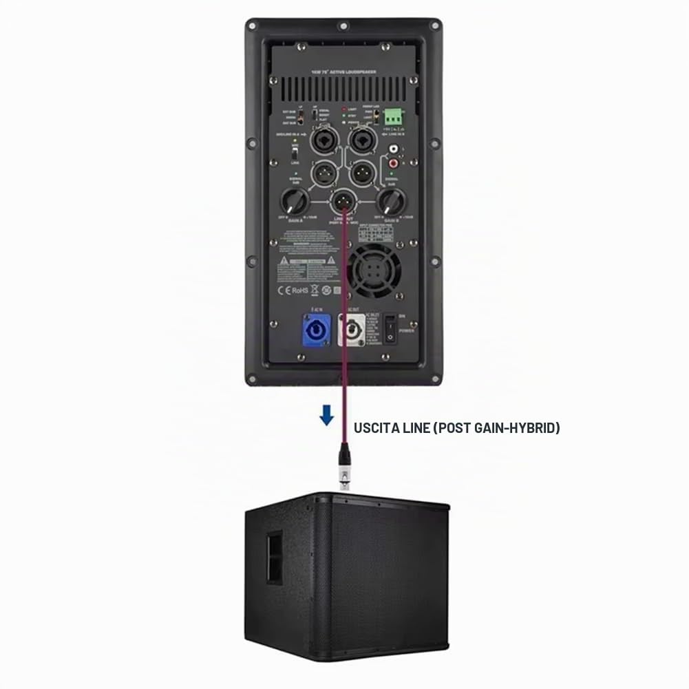 K12A Modulo amplificatore di potenza digitale professionale 1000 W Amplificatore di potenza classe D per altoparlanti home theater